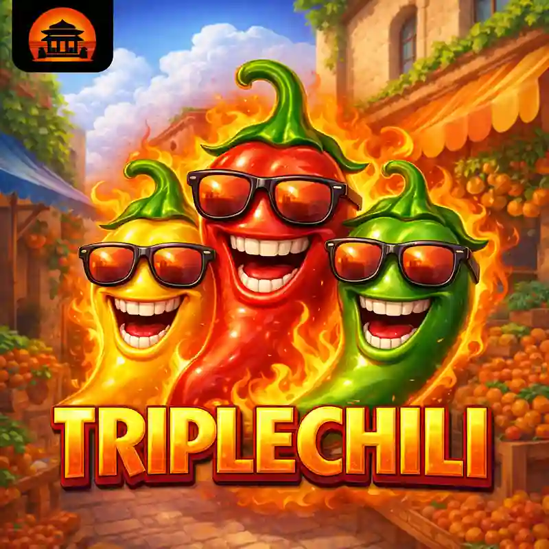Triple Chili casino game high quality banner